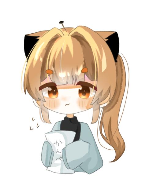 めあさんへ！　立ち絵　焦る