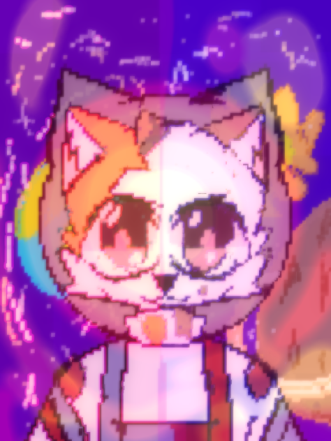 Just a cat in space
