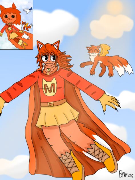 Oc-tober Day 13 (Mika The Fox Hero)