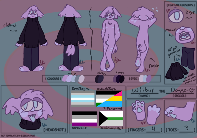 💜🖤wilbur's refsheet🖤💜