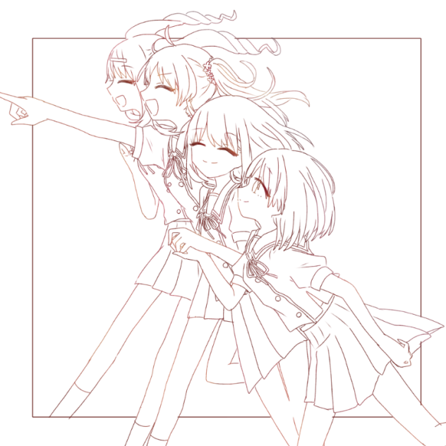 【線画】問題児！