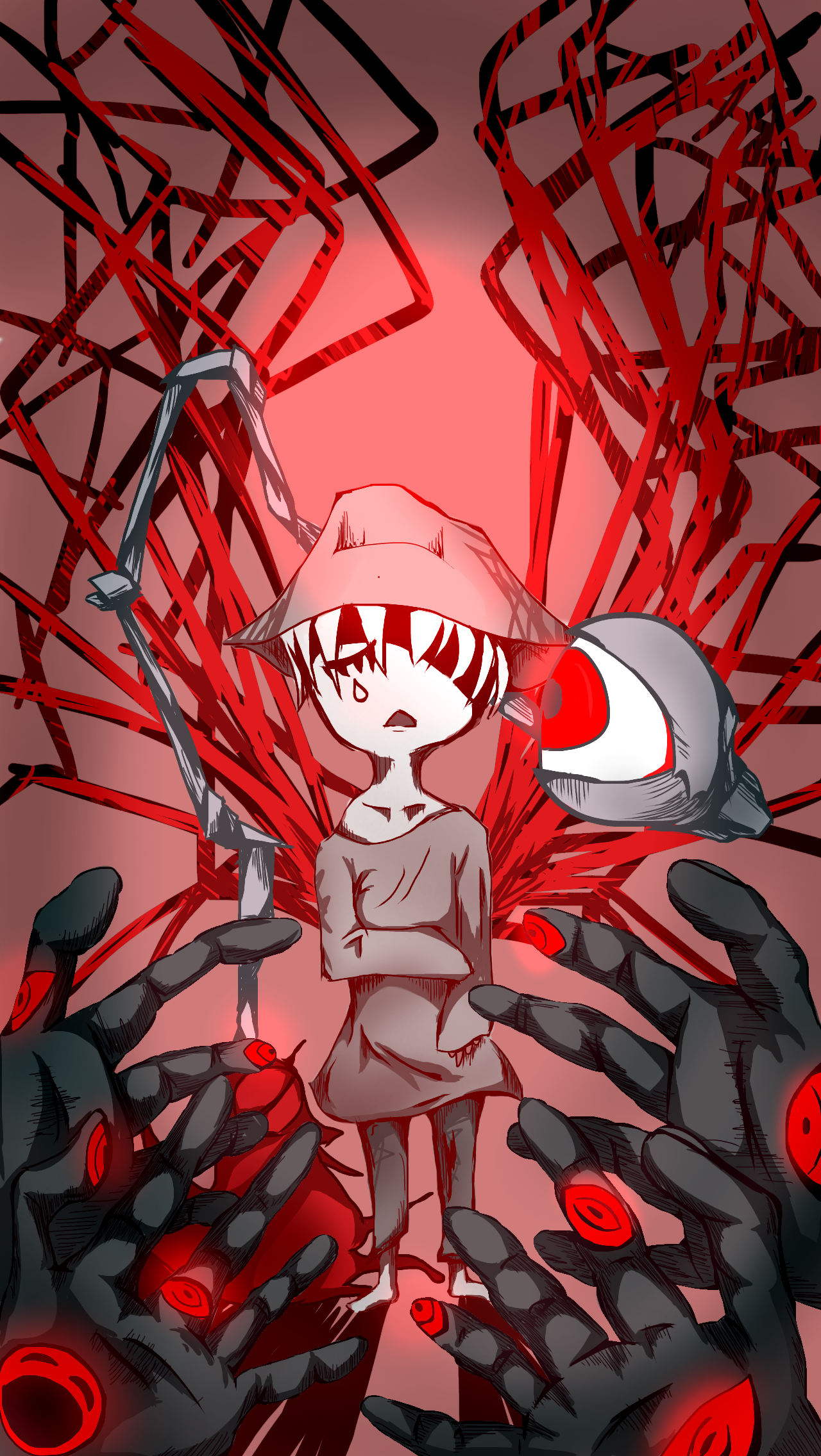 かなしみのなみにおぼれる Ibispaint