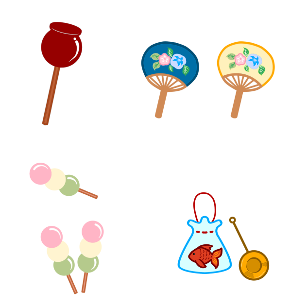festival market stickers