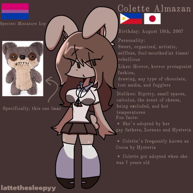 Colette’s info sheet