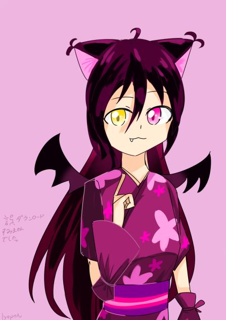 着物と花をそえて