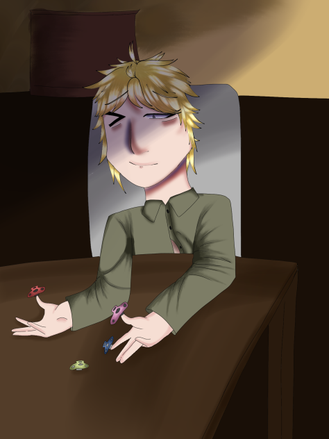 Tweek with fidget spinners