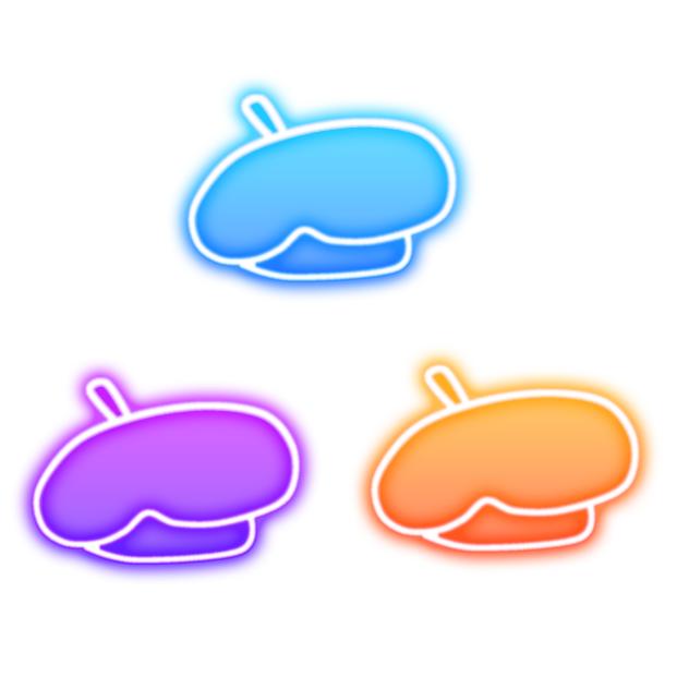 Beret neon signs2