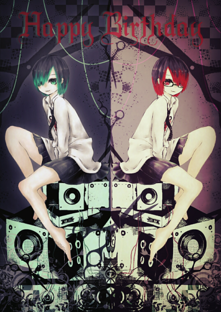 誕プレ絵　完成版 ※ほぼ別アプリで加工