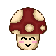 Fantasy mushroom pixels