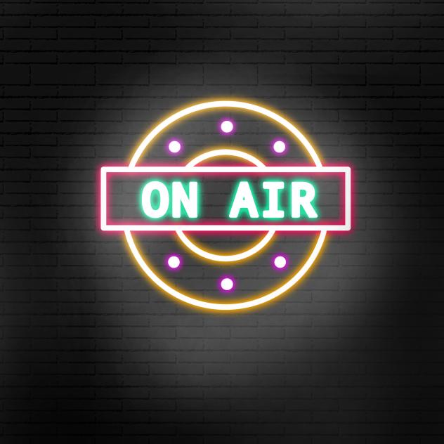 Live background neon lights