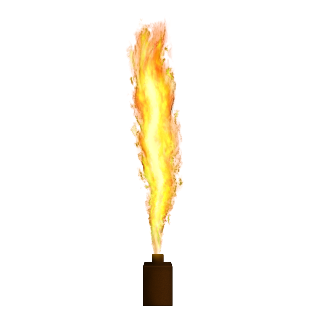 Flame projector