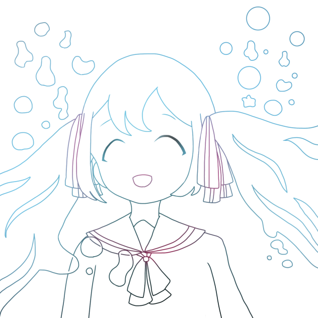 ボトル🧊線画