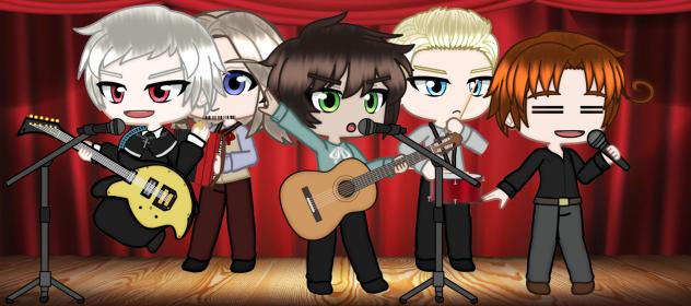 Spain and his friends on stage