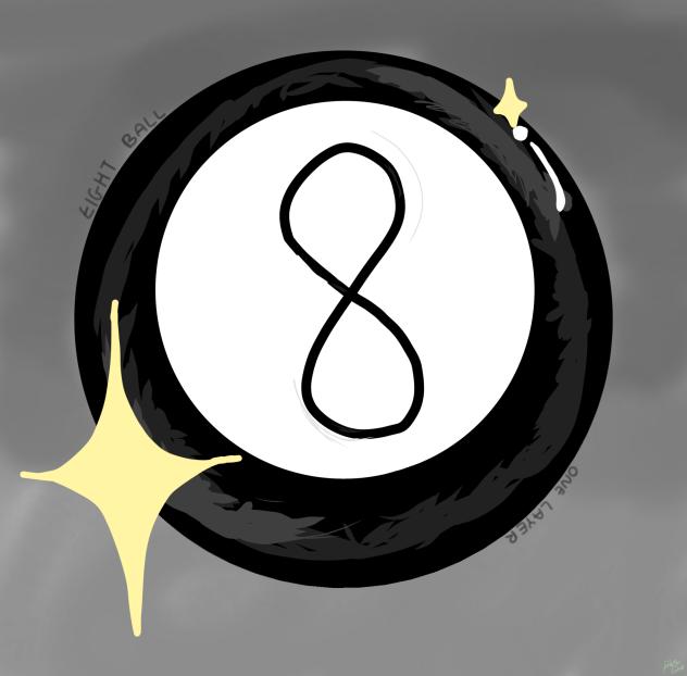 Eight Ball One Layer - ibisPaint