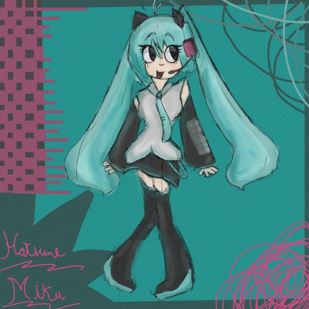 Hatsune miku!