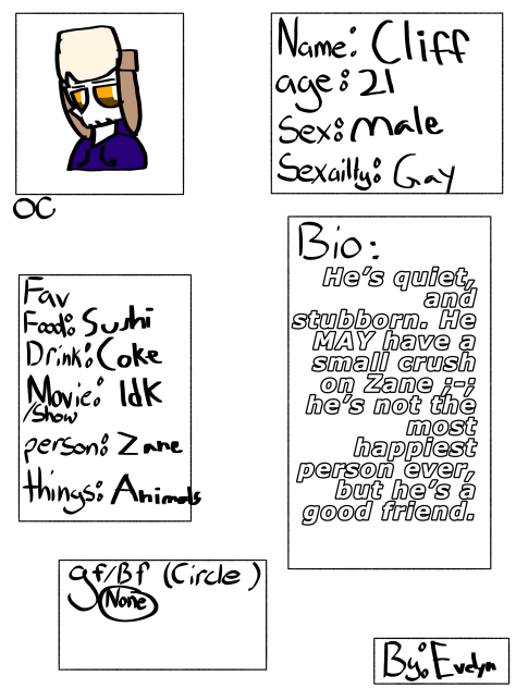 Get to know my new oc!