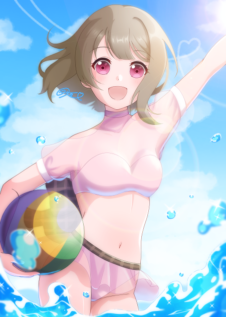 水着かすみん
