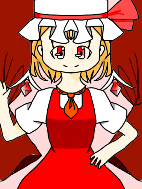 下手絵フランドール・スカーレット