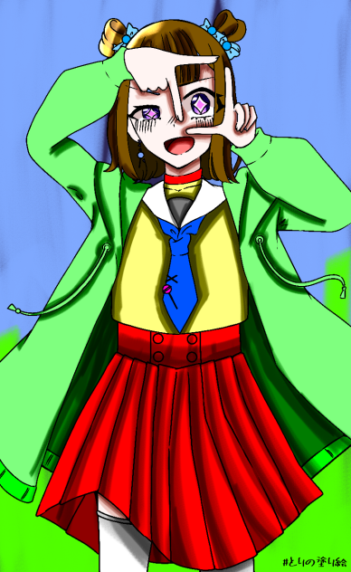 #とりの塗り絵
