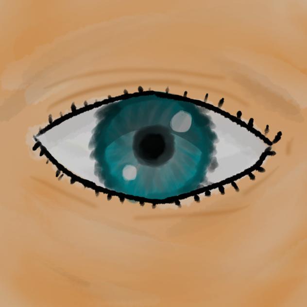 an eye.