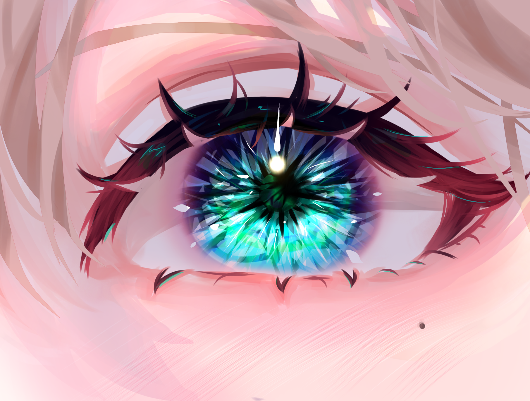🌚🩵 - ibisPaint