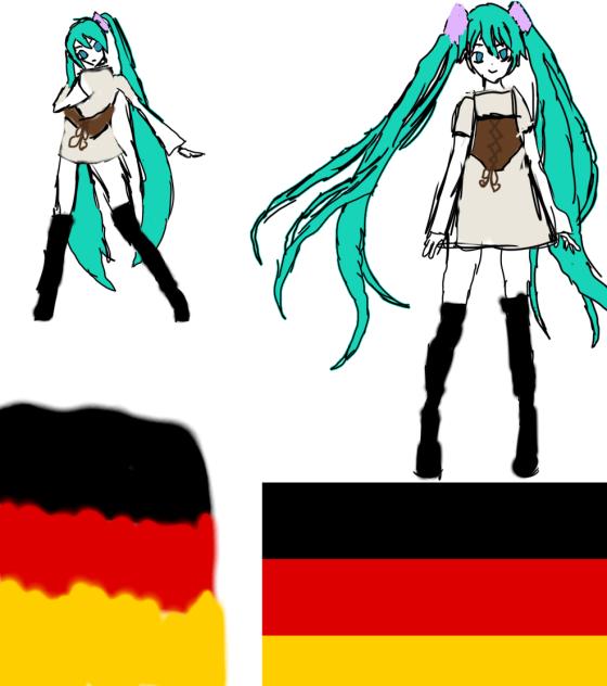 Hatsune miku in my nationality