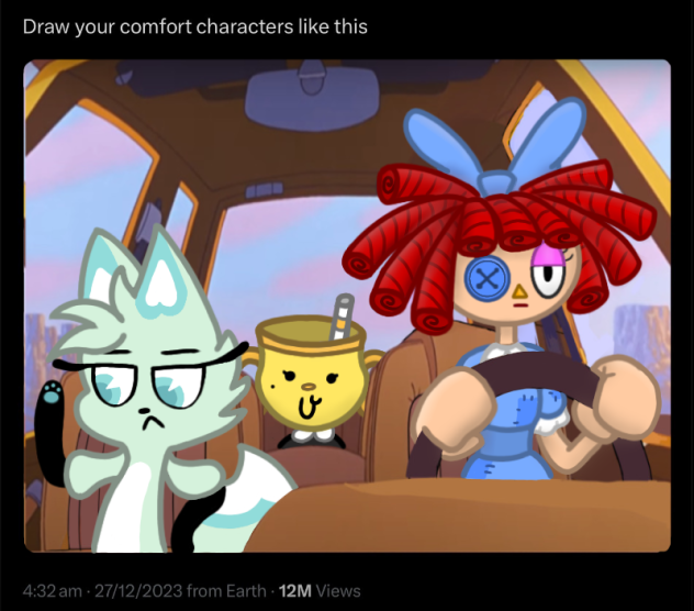 Draw your comfort characters like this