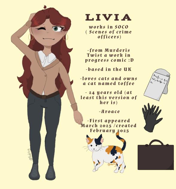 Livia character sheet ☕