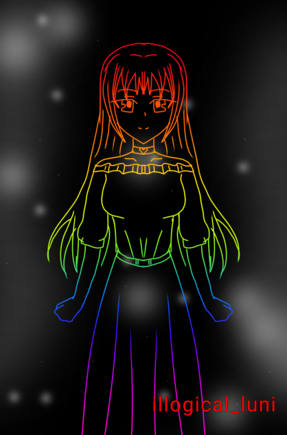 rainbow sketch