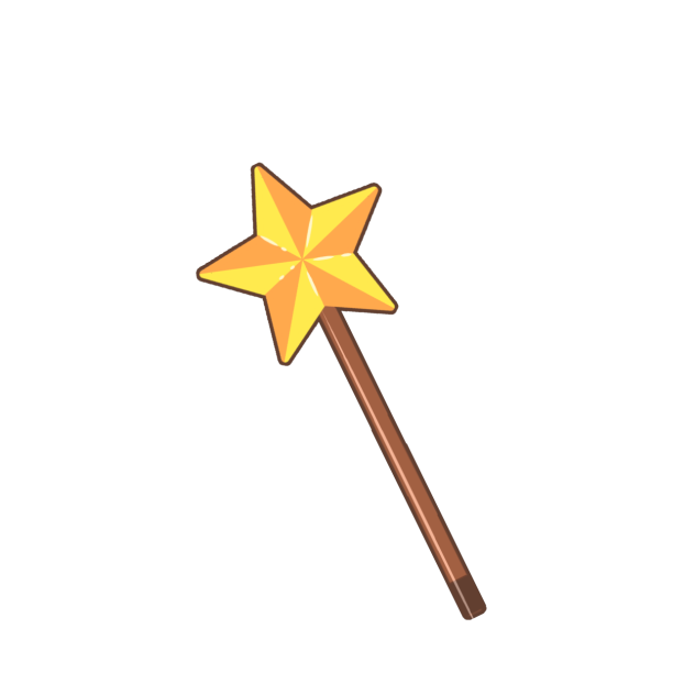 Magic wand sticker 2