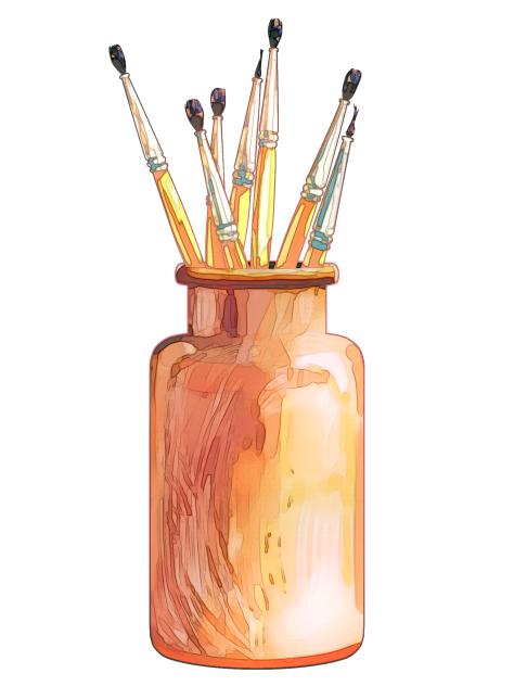 paintbrush holder