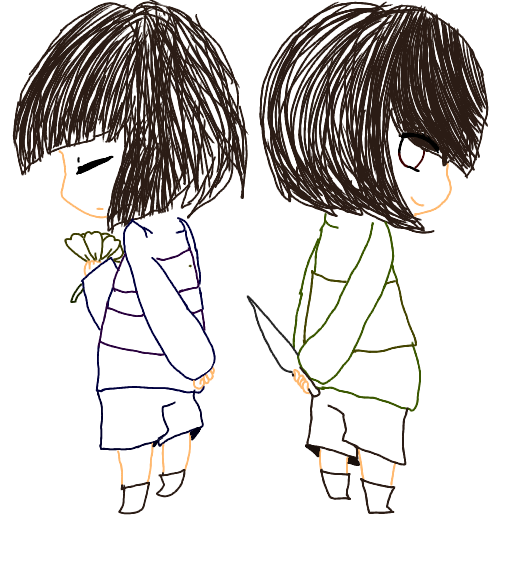 Undertale Frisk Chara - ibisPaint
