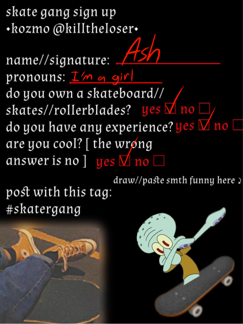 For the skater gang 🛹