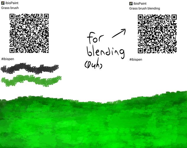 Grass brush - ibisPaint