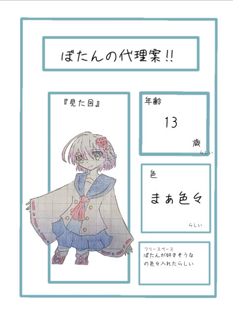 リア友がアナログで描いて我輩の携帯〜に写したヤツらしい