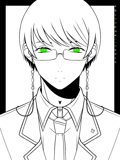 優等生（塗り絵）