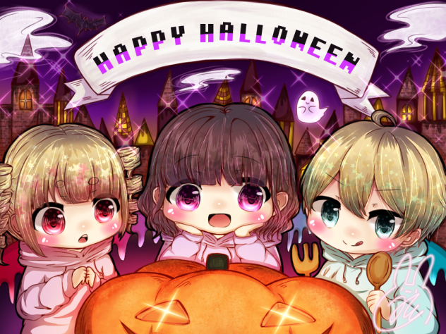 ハロウィンイラスト🎃