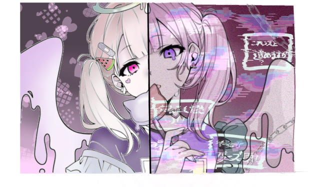 メンヘラ系女子を合作させていただきました！