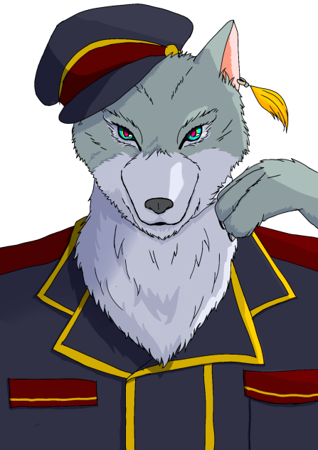 軍服狼さん