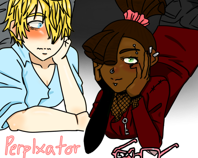 Ocs Kana and Ameil doodle