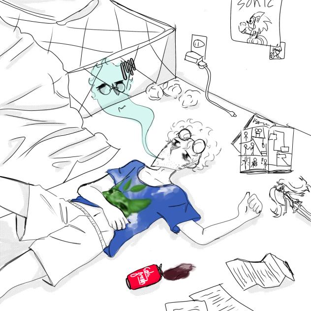 A long night for mangaka xavi 9w9