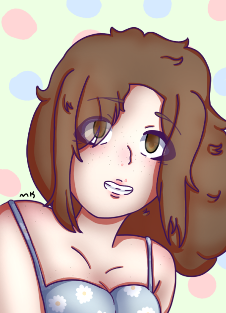 A drawing of me in my style