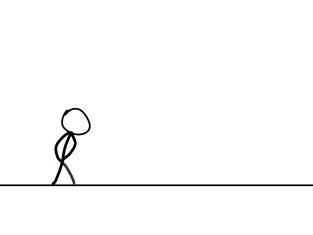 初めて作った棒人間バトル