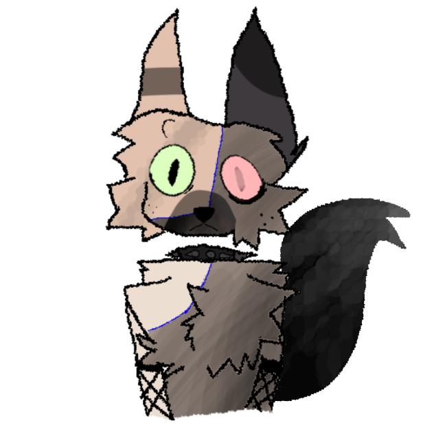 I traced the body I can't draw that good