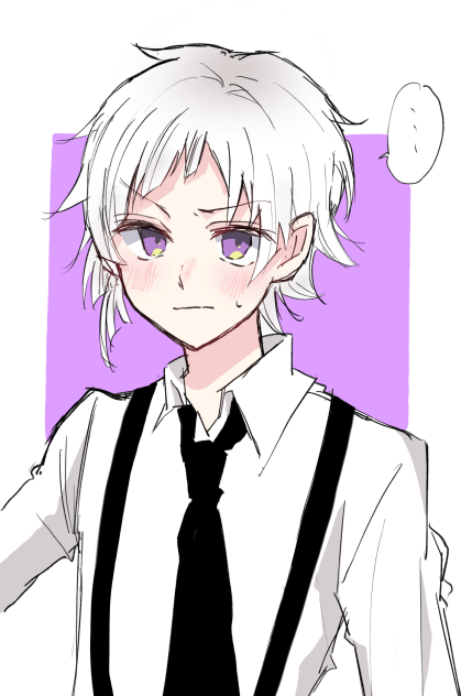 照れ顔