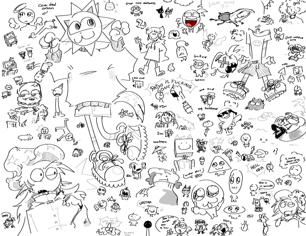 Massive doodle page