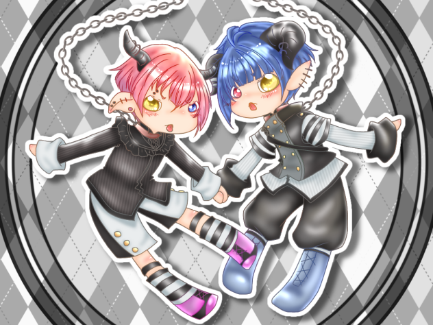 いー。んべー。