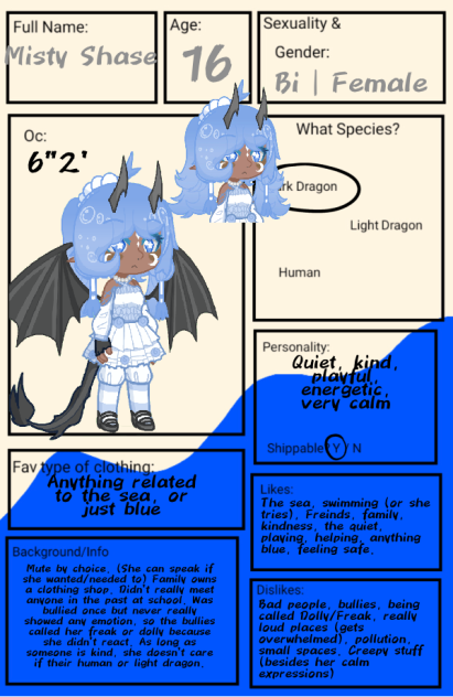 OCS SHEET Misty Shase