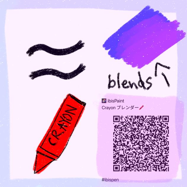 Crayon brush - ibisPaint
