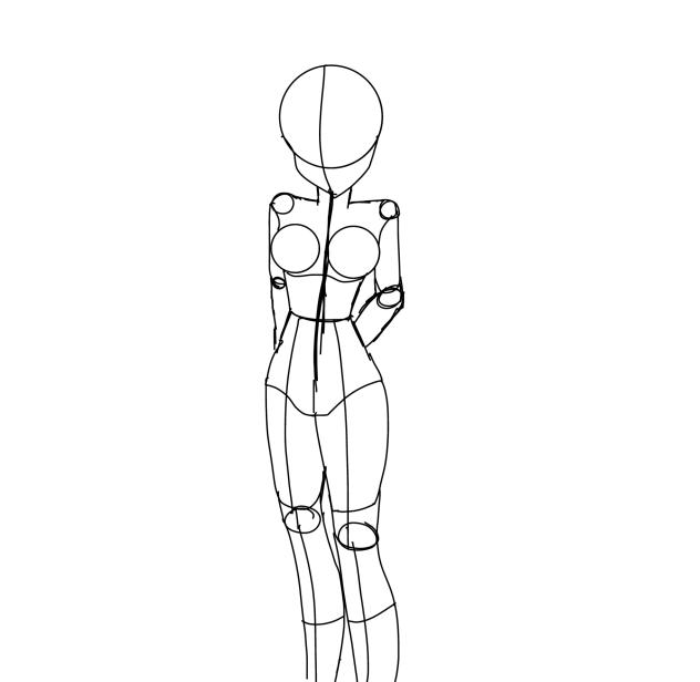 Practicing drawing bodies